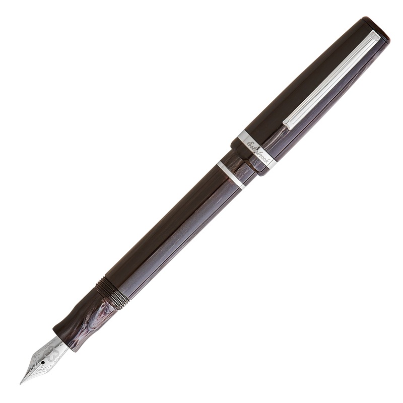 Esterbrook JR Pocket Pen Fountain – Tuxedo Black with Palladium Trim