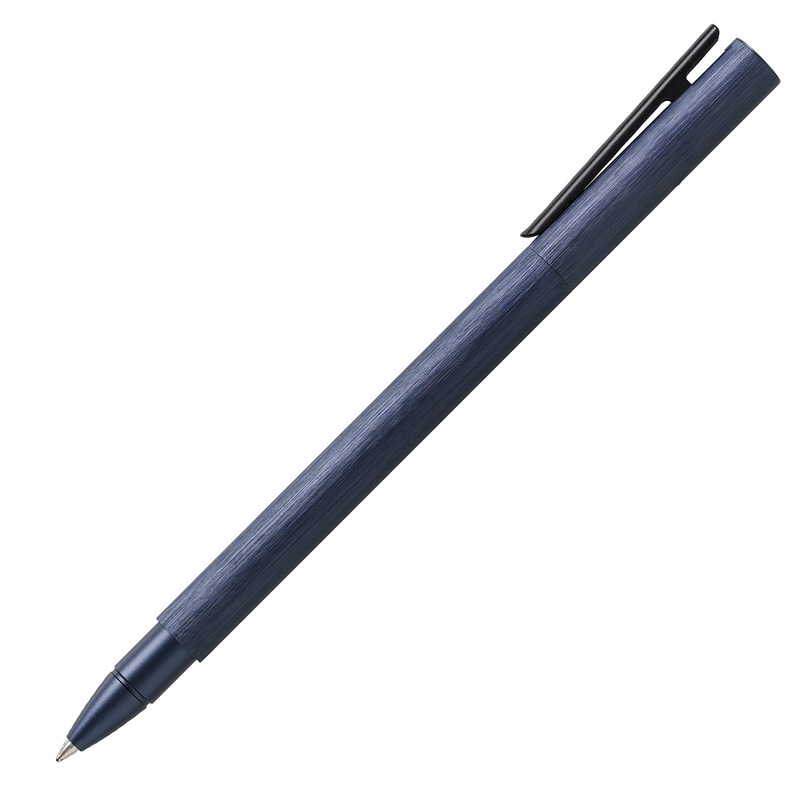 Faber-Castell Neo Slim Roller Ball Pen – Aluminium Dark Blue BT