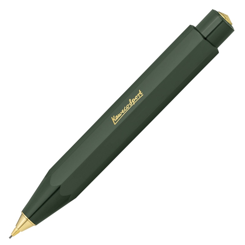 Kaweco Classic Sport 0.7mm Mechanical Pencil with Optional Clip – Green