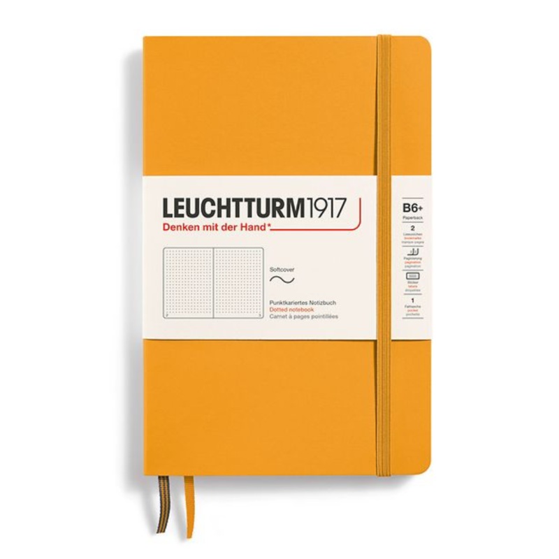 Leuchtturm1917 B6+ Paperback Softcover Dotted Notebook – Rising Sun