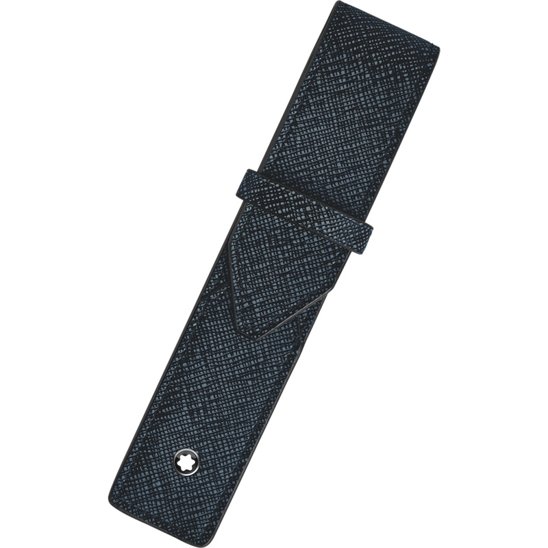 Montblanc Sartorial 1 Pen Pouch – Tweed Blue