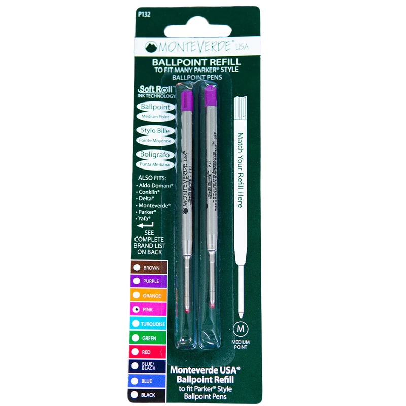Parker Ballpoint Refill by Monteverde USA – Blue (2 ea) Extra-Fine