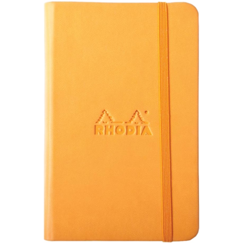 Rhodia Webnotebook – A6 (3″ x 5″) Black Lined