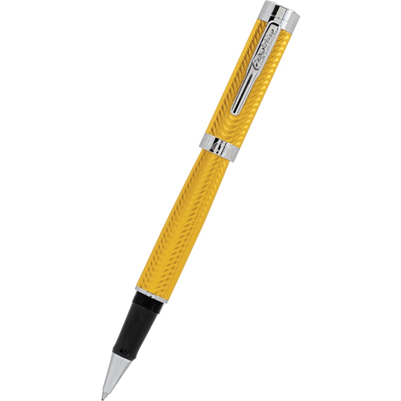 Conklin Herringbone Rollerball Pen – Signature Yellow