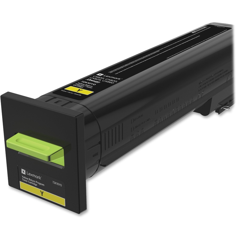 Lexmark Unison Original Standard Yield Laser Toner Cartridge – Yellow – 1 Each – 8000 Pages