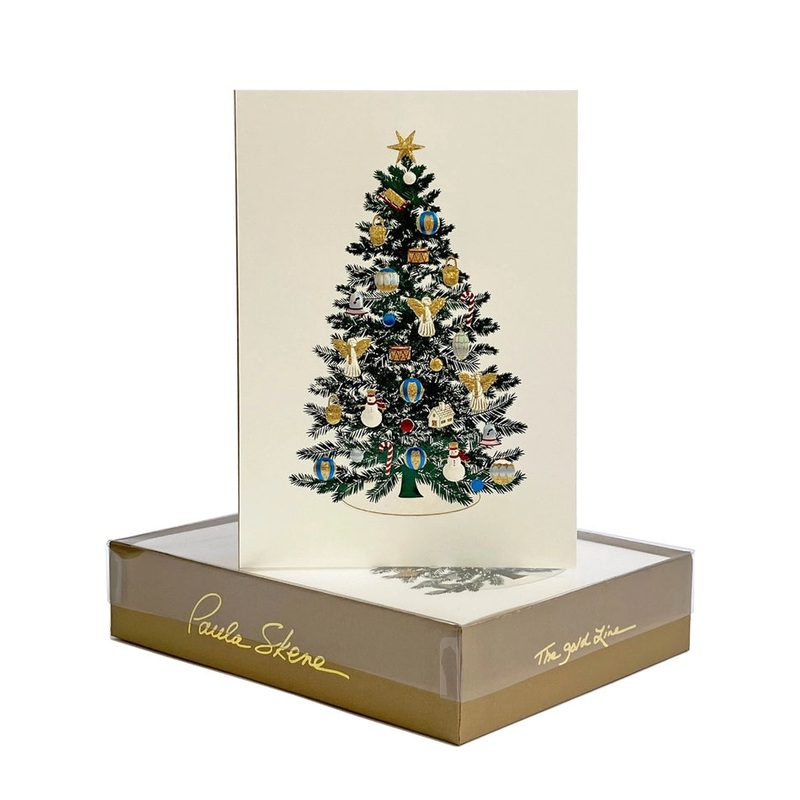 Paula Skene Christmas Tree Boxed Card