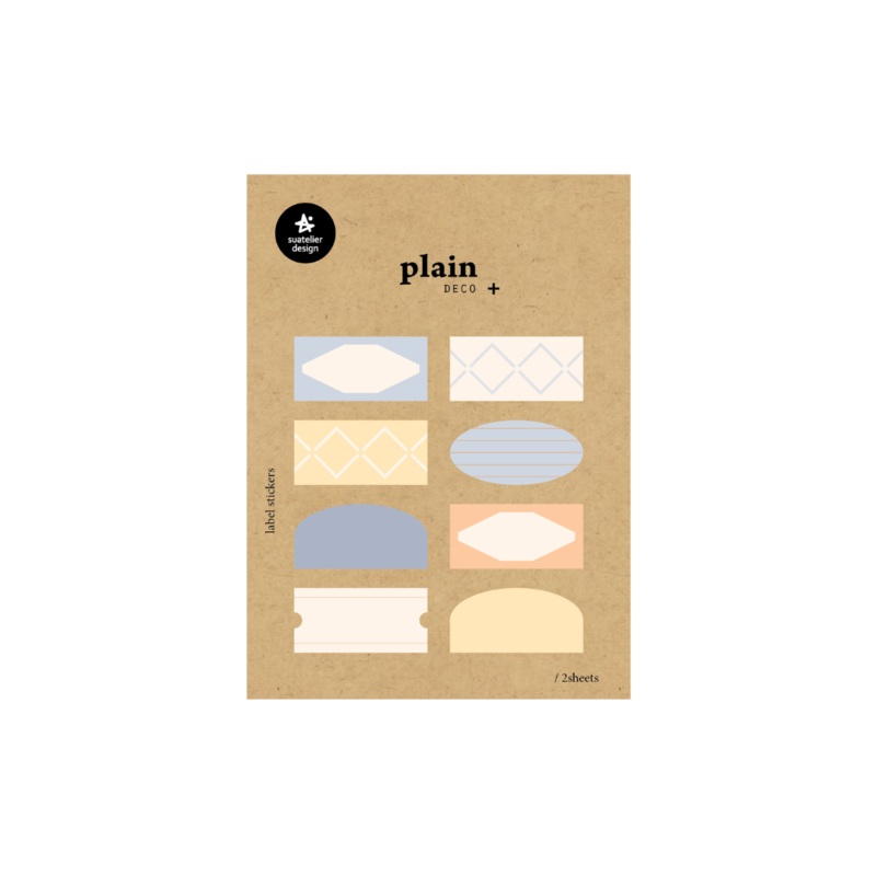 Suatelier Plain Deco Sticker – Plain.74