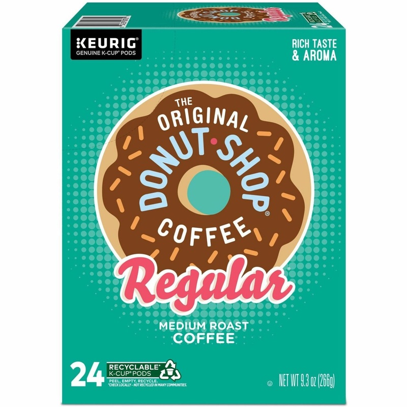 The Original Donut Shop K-Cup, Pod Regular Keurig Single-Serve K-Cup Pods, Medium Roast Coffee, 24 Count – Compatible with Keurig Brewer – Regular – Medium – 0.4 oz – K-Cup, Pod – Donut Shop Blend – Kosher – 24 / Pack