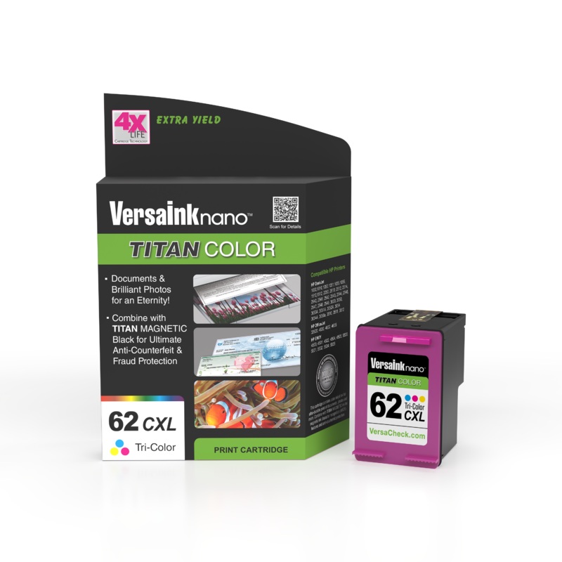 VersaInk-nano 62 CXL Titan Tri-Color Ink Cartridge