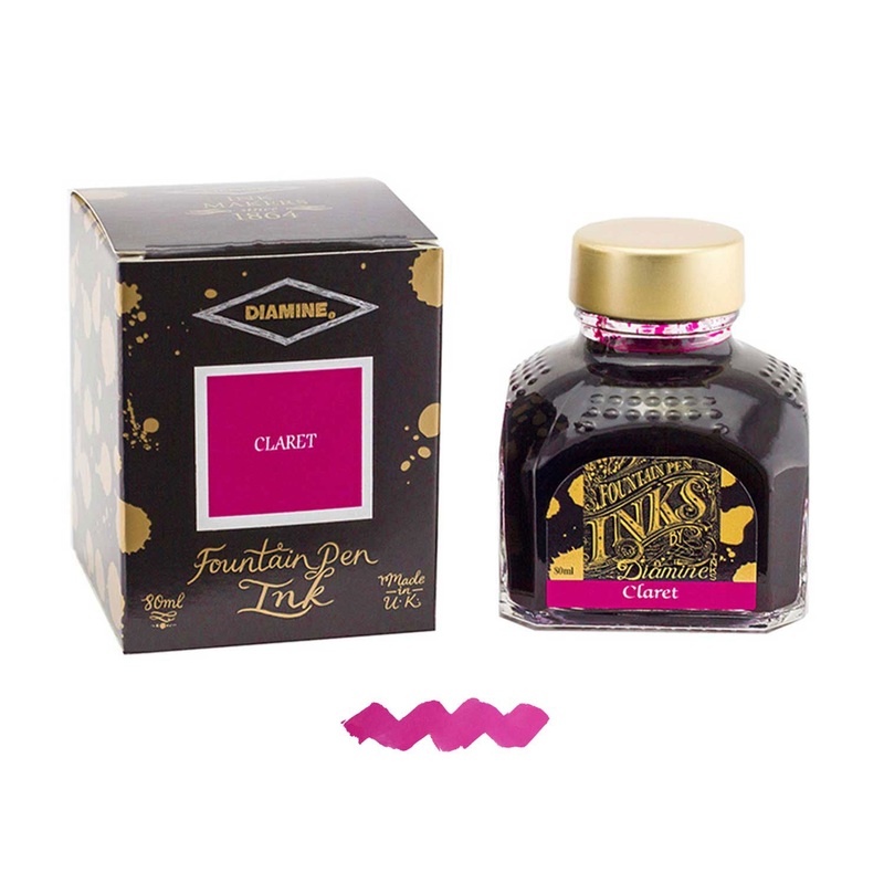 Diamine Claret Ink Bottle – 80ml