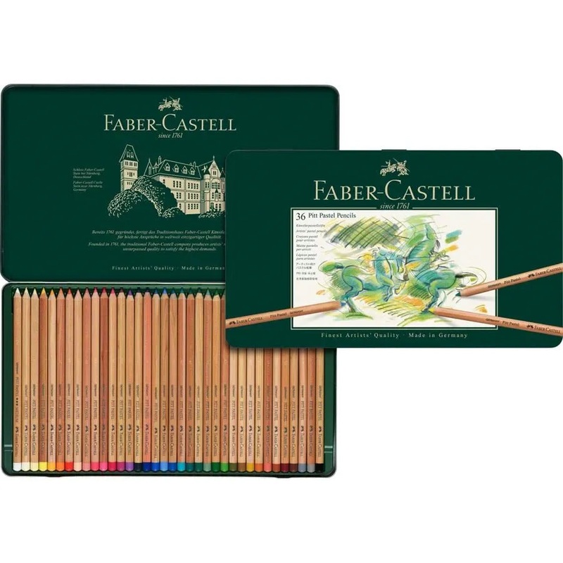 Faber-Castell Pitt Pastel pencil tin of 60 112160