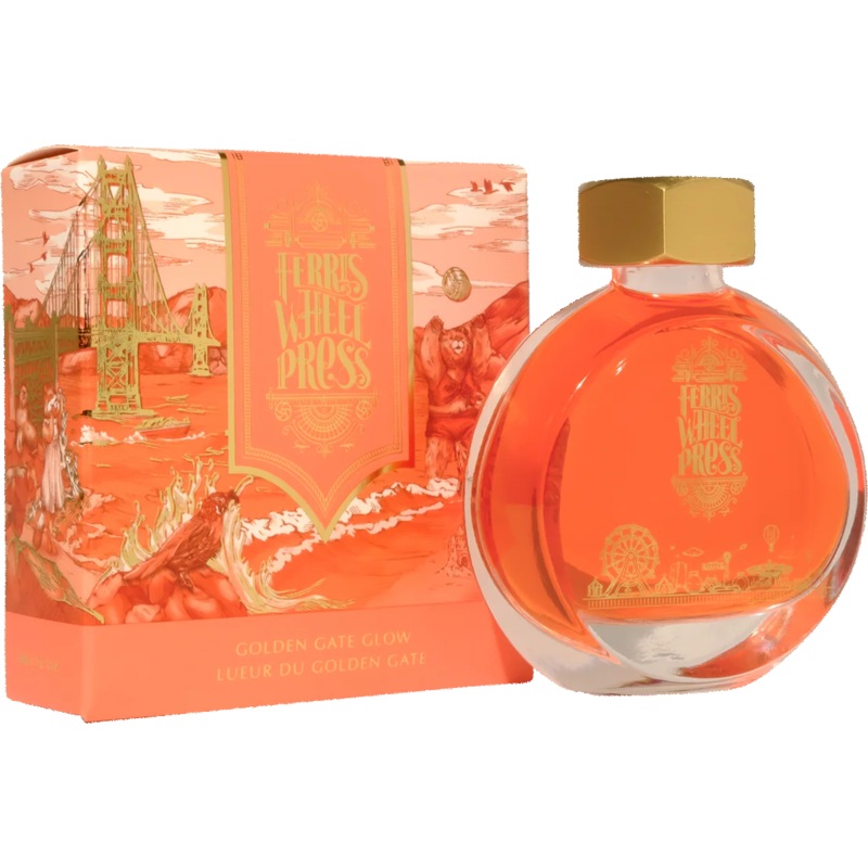 Ferris Wheel Press Ink Bottle – Golden Gate Glow – 38ml