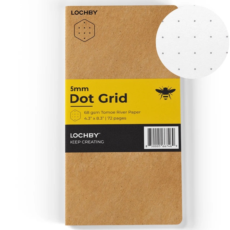 LOCHBY – Tomoe River Notebook TN 5mm Dot Grid