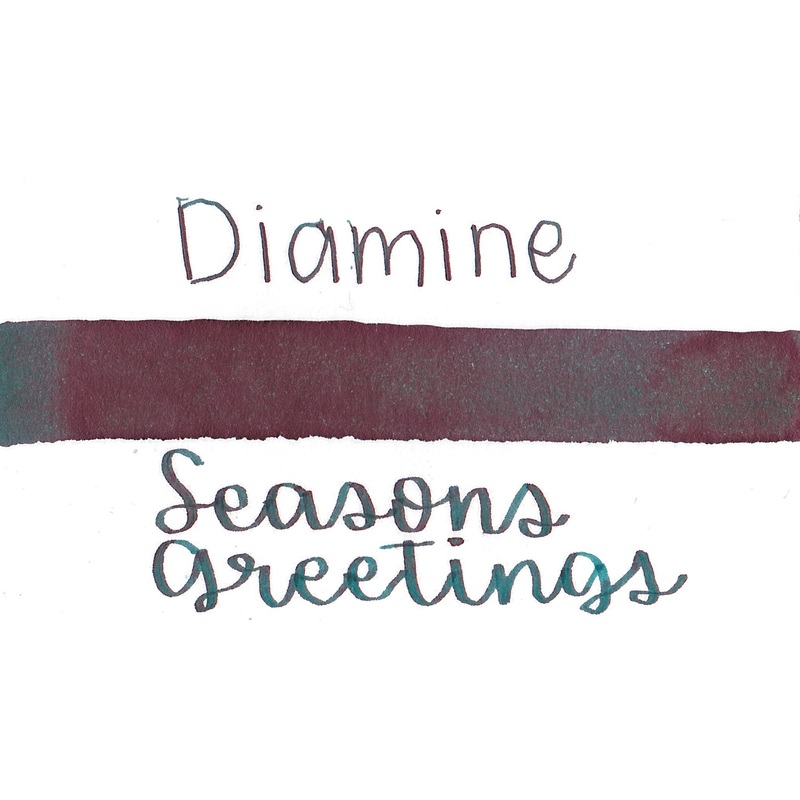 Diamine Blue Edition Season’s Greetings Sheen 50ml Bottle