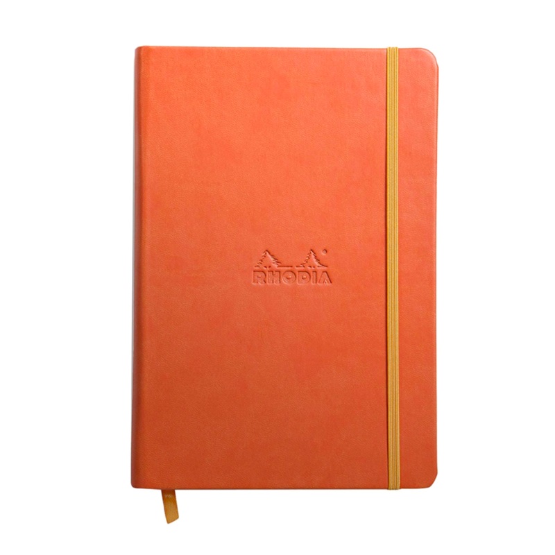 Rhodia Rhodiarama Webnotebook Softcover A5 Lined – Tangerine