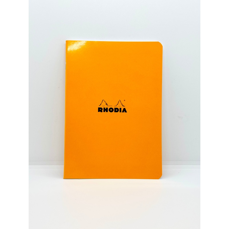 Rhodia Staplebound A5 Notebook Lined Orange