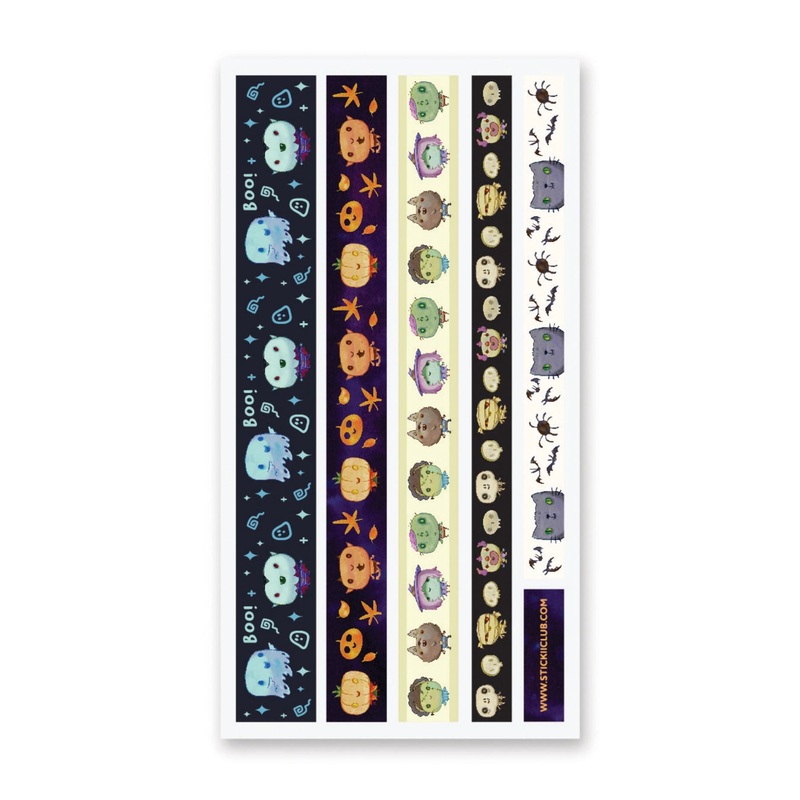 STICKII Sticker Sheet – Monster Mash Sticker Strips