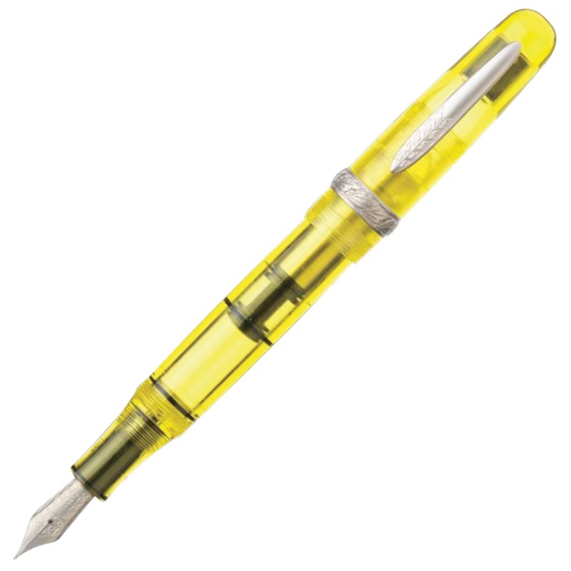 Stipula Etruria Limited Edition Rainbow Fountain Pen, Clear Yellow Fine