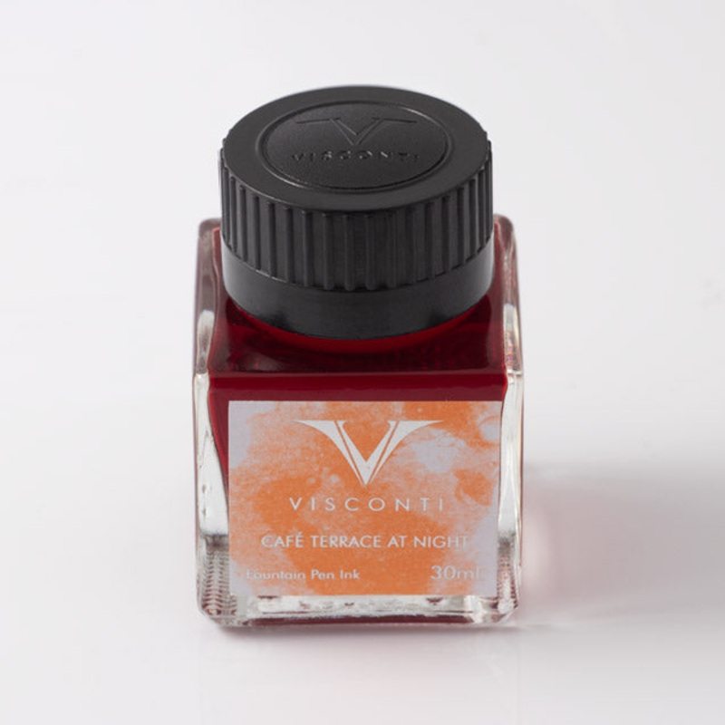 Visconti Van Gogh Caf Terrace at Night – Ink – Orange