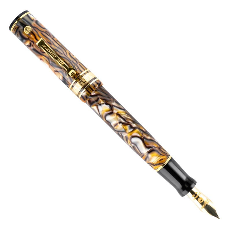 Wahl-Eversharp Decoband Cracked Ice Fountain Pen 14K F