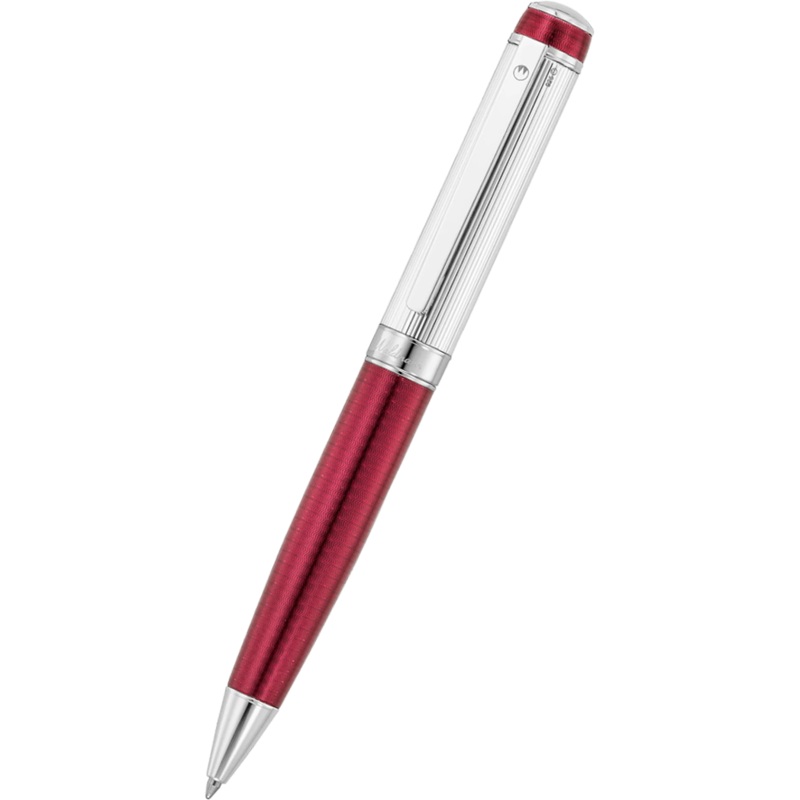 Waldmann Grandeur Ballpoint Pen – Burgundy – Platinum Trim