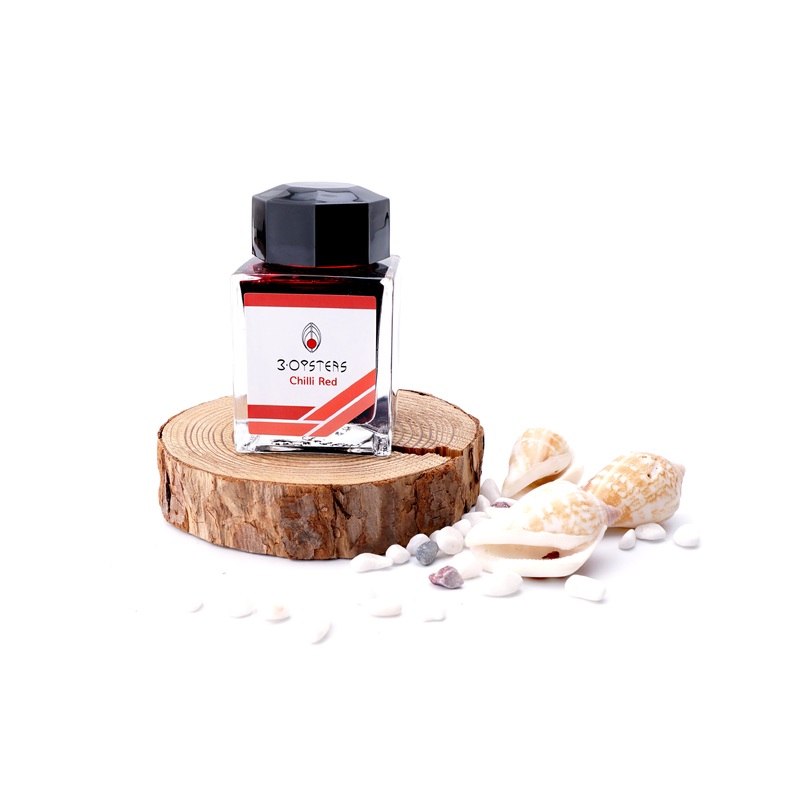 3 Oysters Delicious 38ml Ink Bottle Chili Red