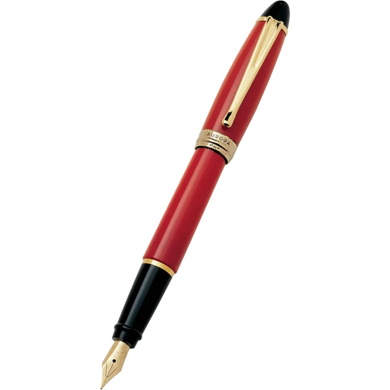 Aurora Ipsilon Fountain Pen – Red Extra-Fine