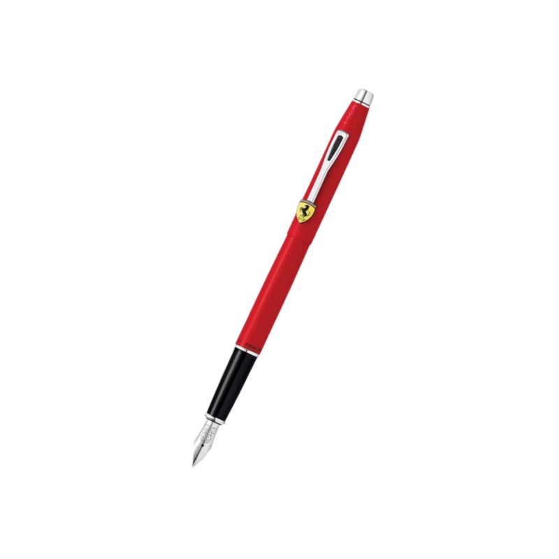 Cross Ferrari Classic Century Fountain Pen – Matte Rosso Corsa Red Lacquer Fine