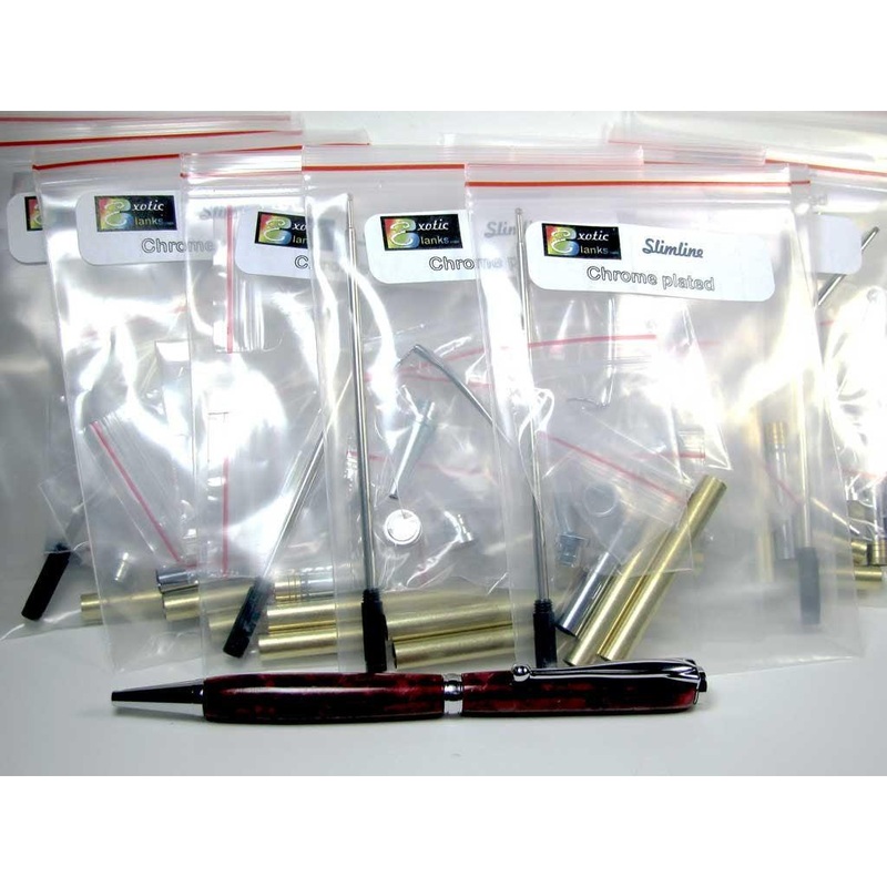 Fancy Slimline Pen Kit Bundle – Gun Metal Baker’s Dozen (13 Pack)