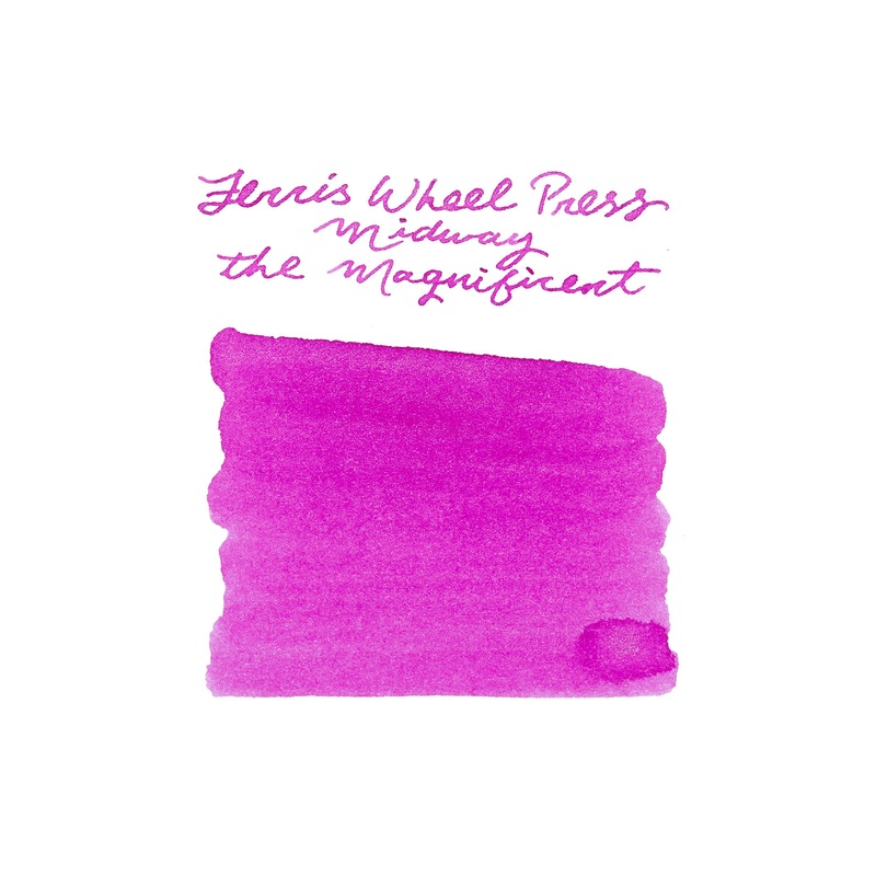 Ferris Wheel Press Midway the Magnificent – Ink Sample