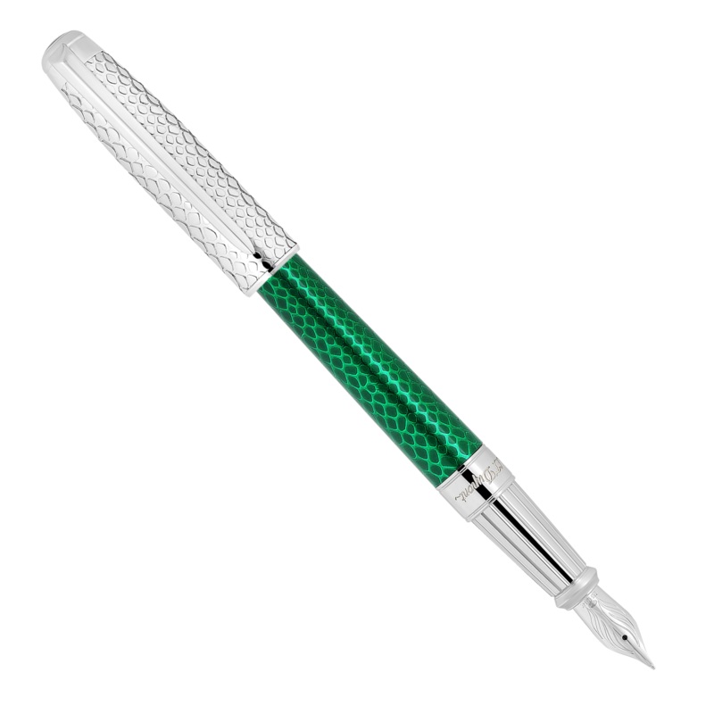 S.T. Dupont Snake Skin Green – Fountain Pen Medium