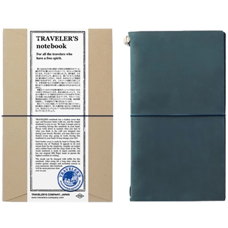 Traveler’s Notebook – Blue – Regular Size