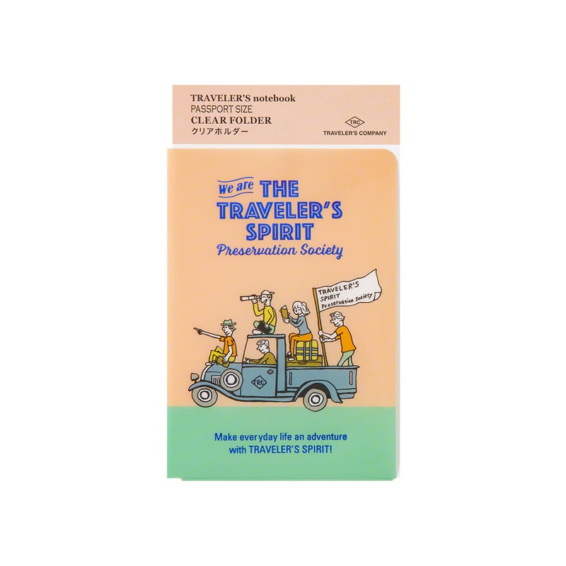 TRAVELER’S notebook Passport Size Clear Folder 2026 [Pre-Order]