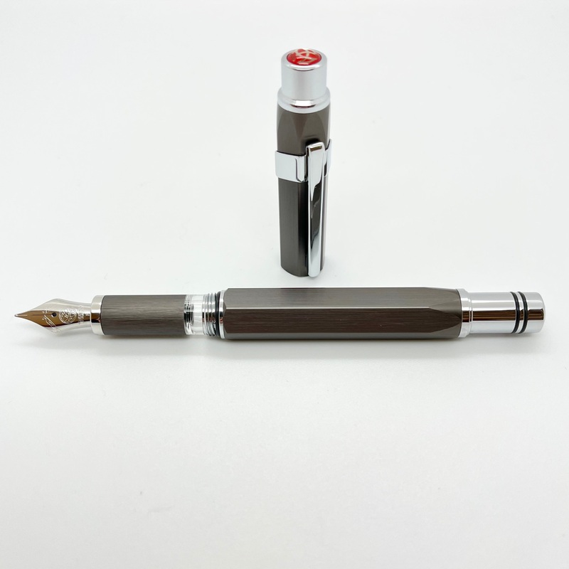TWSBI Precision Fountain Pen Gun Metal Medium