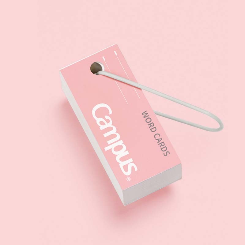 Campus Word Cards (Pink)