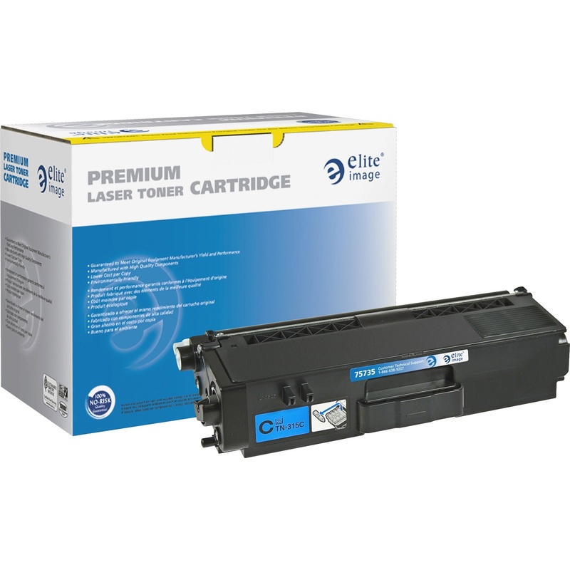 Elite Image Remanufactured High Yield Laser Toner Cartridge TN315 – Cyan – 1 Each – 3500 Pages