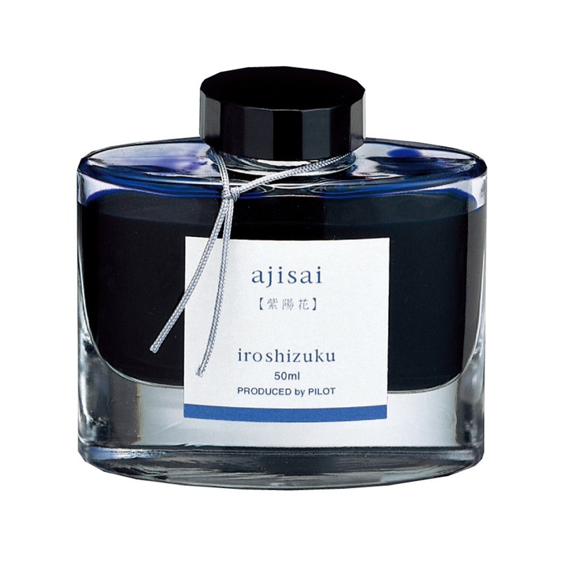 Pilot Iroshizuku 50ml Ink Bottle Fountain Pen Ink – Ajisai (Purple Blue)
