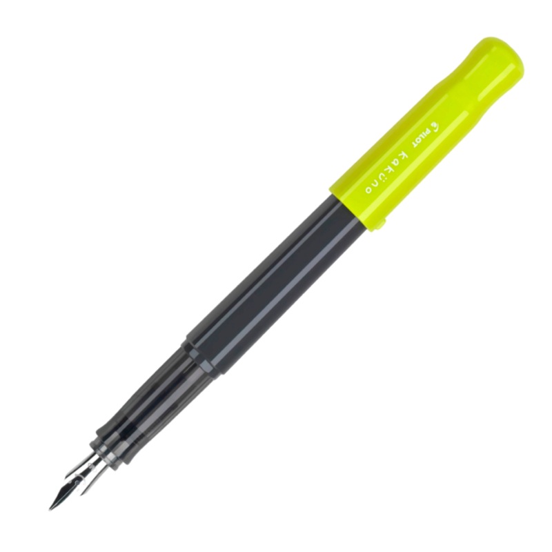 Pilot Kakno Fountain Pen – Lime and Grey (Medium)