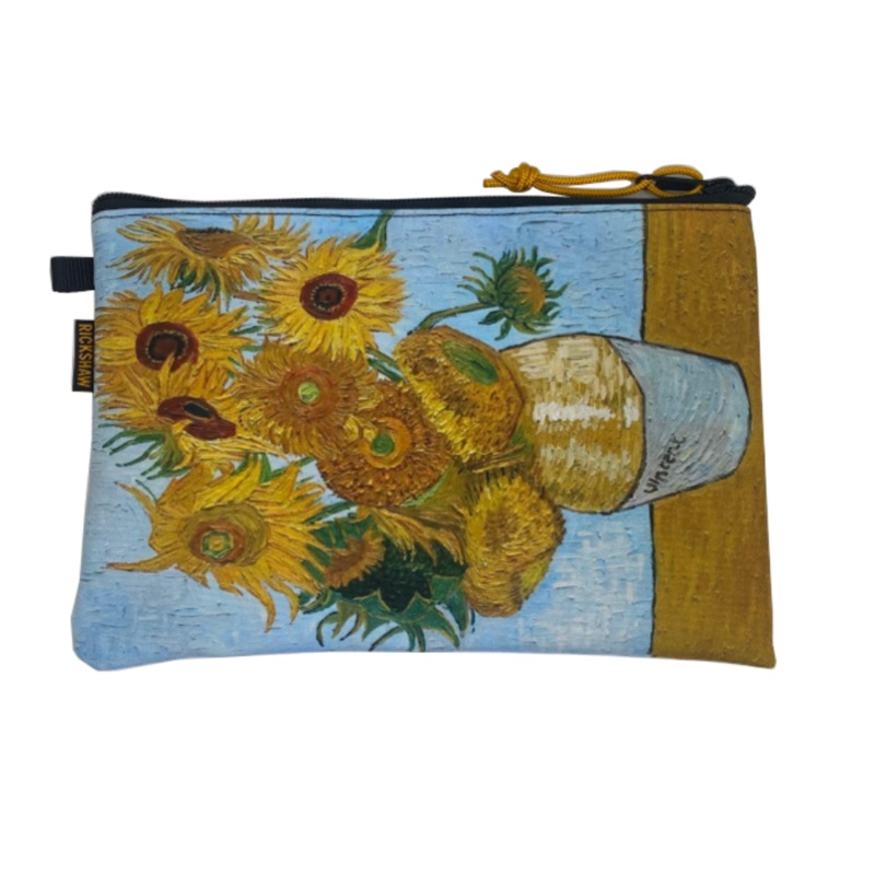Rickshaw Bagworks Large Utility Pouch – van Gogh Sunflowers