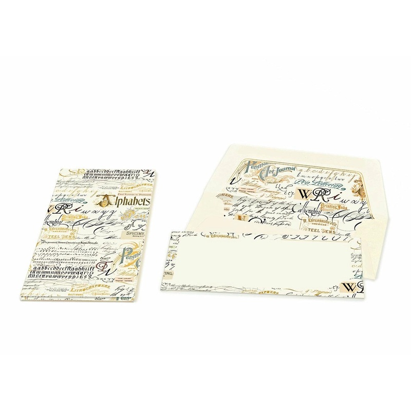 San Lorenzo Note Card Portfolio Long – Calligraphy