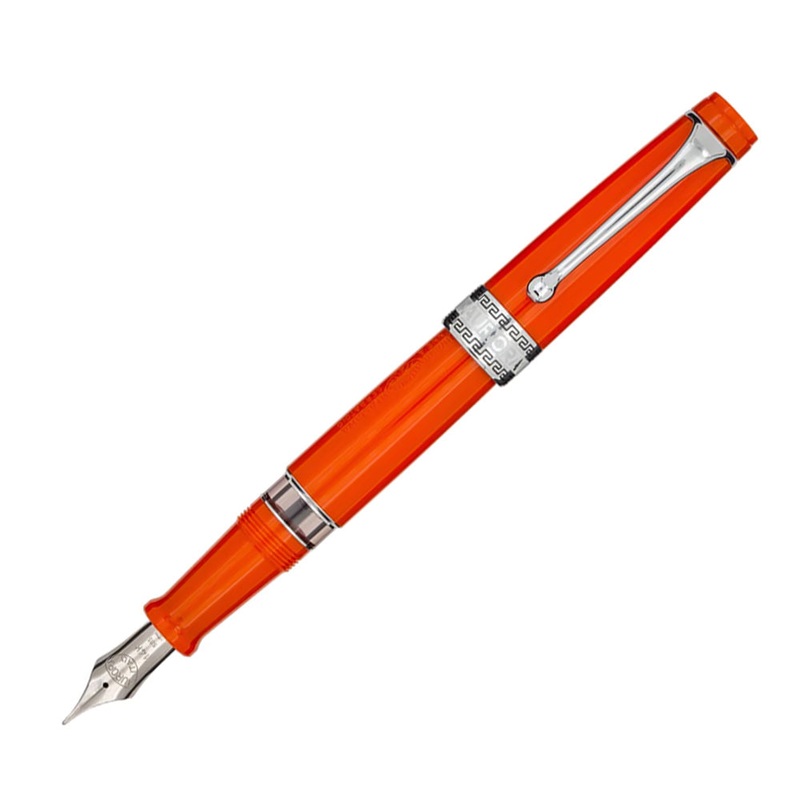 Aurora Optima Flex Fountain Pen – Orange (Limited Edition) Fine Flex