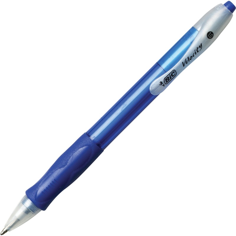 BIC Retractable Ballpoint Pens – 1 mm Medium Pen Point – Refillable – Retractable – Blue Ink – Blue Barrel – Tungsten Carbide Tip – 36 / Box