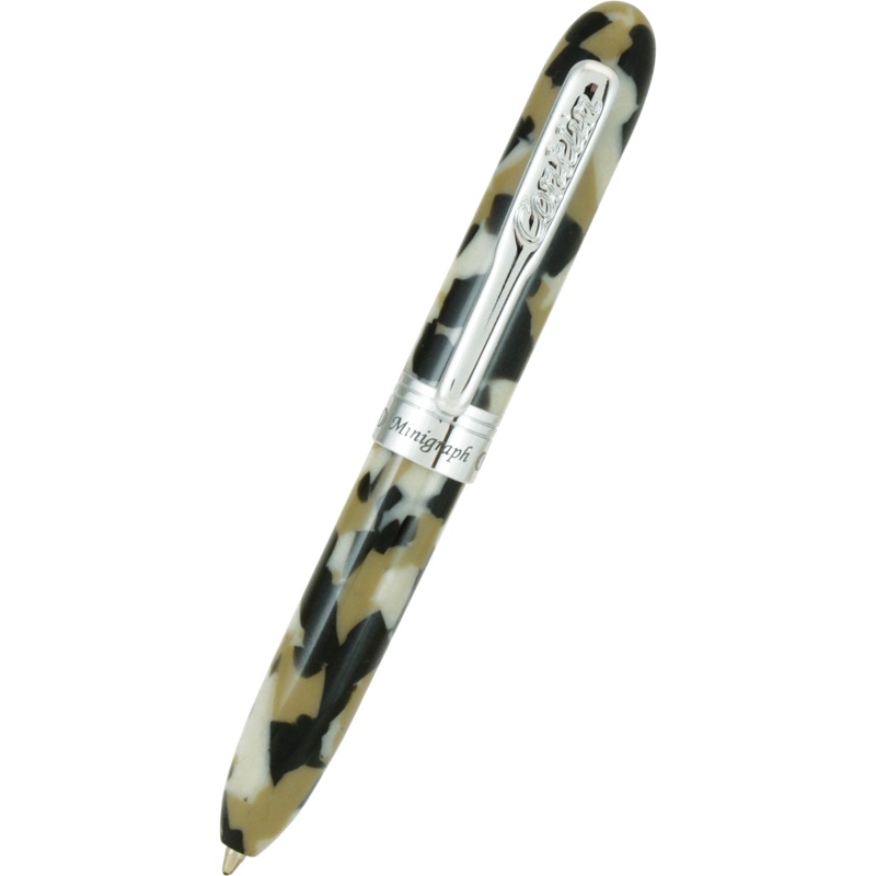 Conklin Minigraph Ballpoint Pen – White Satin