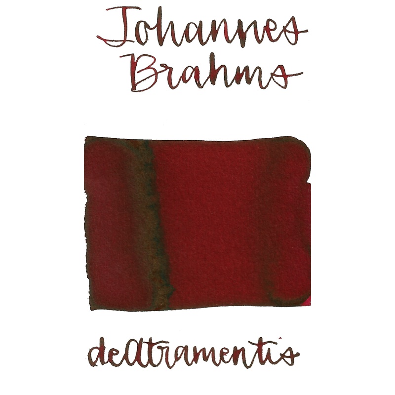 De Atramentis Johannes Brahms, Oriental Red 45ml Bottle