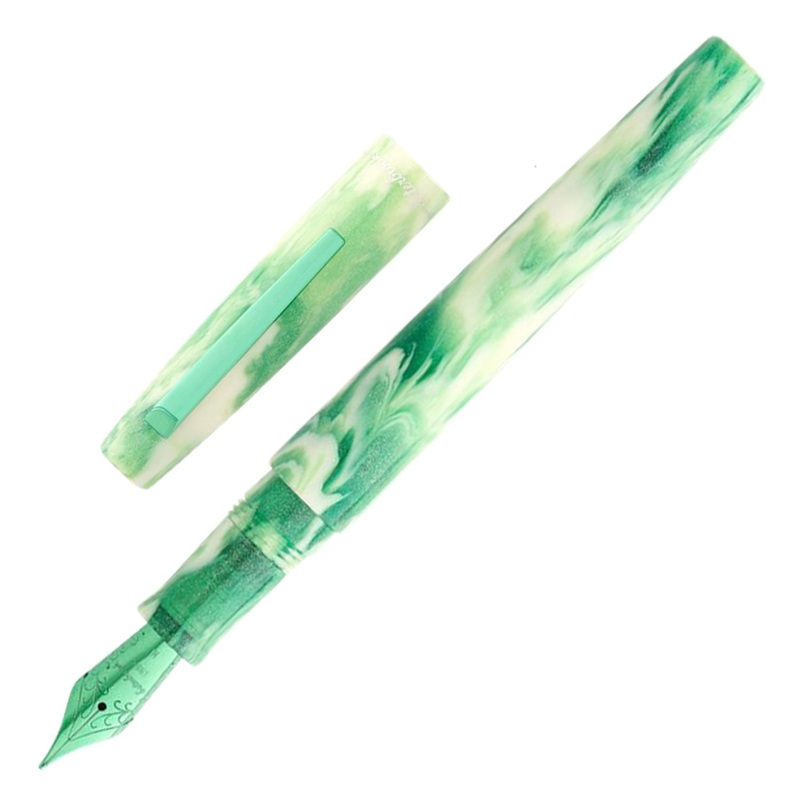 Esterbrook Camden Northern Lights Fountain Pen – Icelandic Green PVD (Limited Edition) Extra Fine
