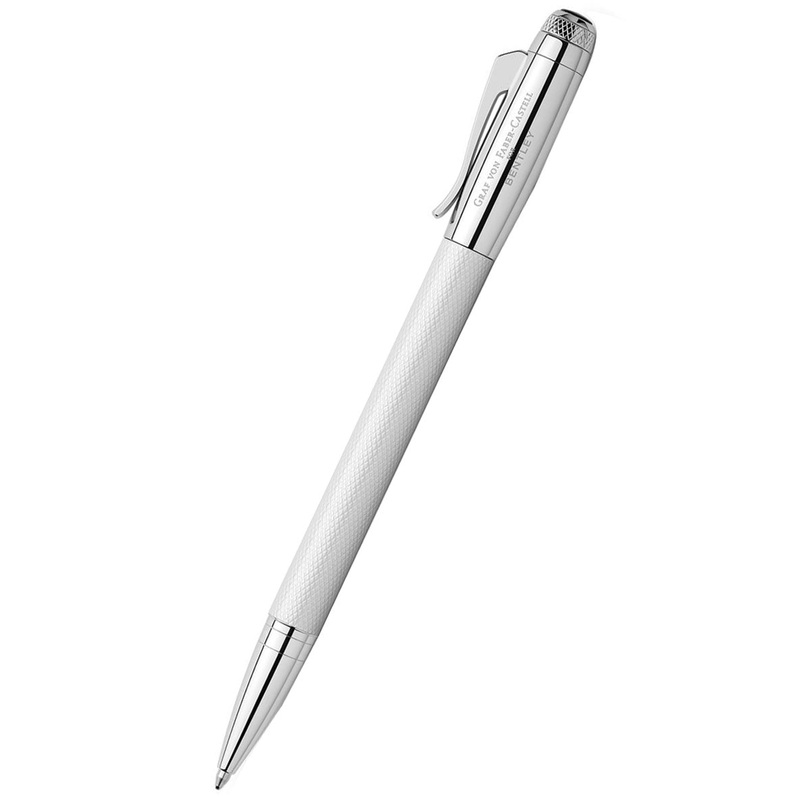 Graf von Faber-Castell Bentley Ballpoint Pen – White Satin