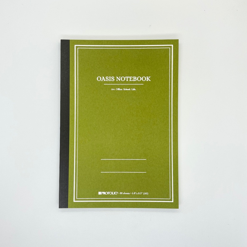 Itoya Profolio Oasis A5 Notebook Avocado
