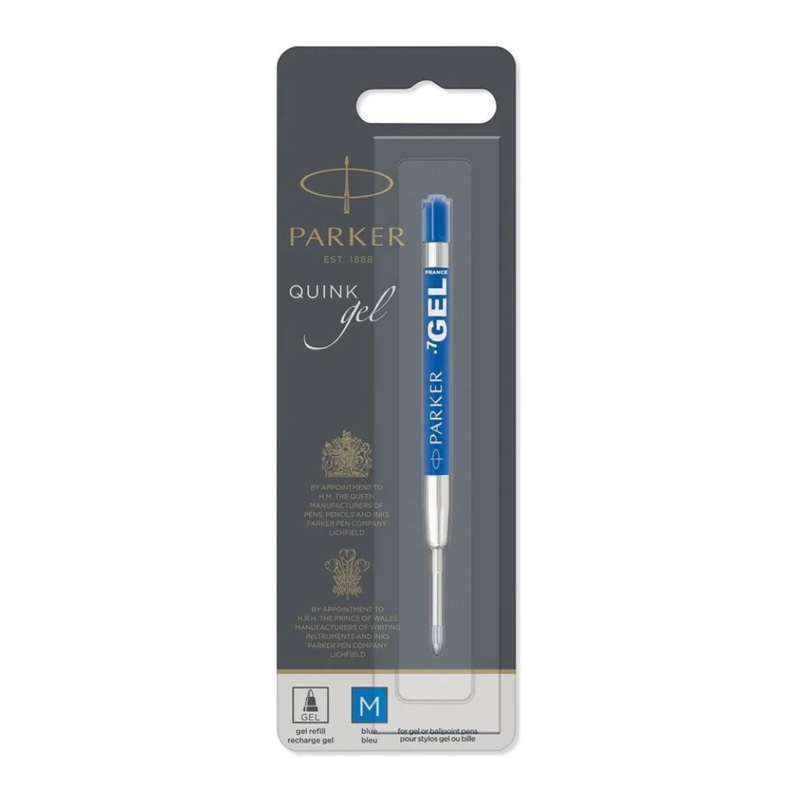 Parker Quink Gel Ballpoint Refill Medium 0.7mm – Blue