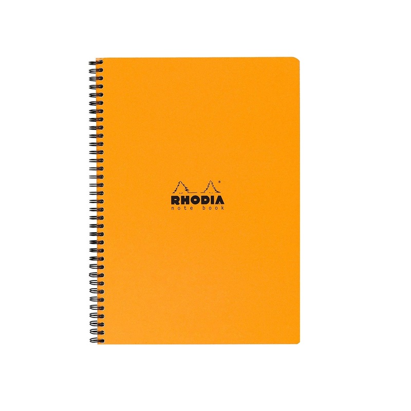 Rhodia Classic Spiral Orange Notebook – A4+, Ruled