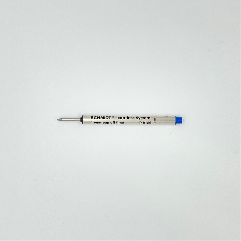 Schmidt P 8126 Short Capless Rollerball Refill Blue